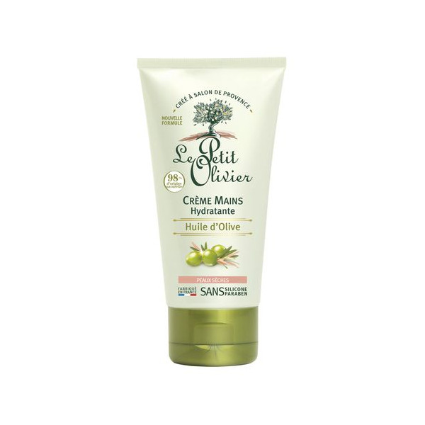 Crème Mains Hydratante Huile d’Olive , Peaux Sèches , 75ml