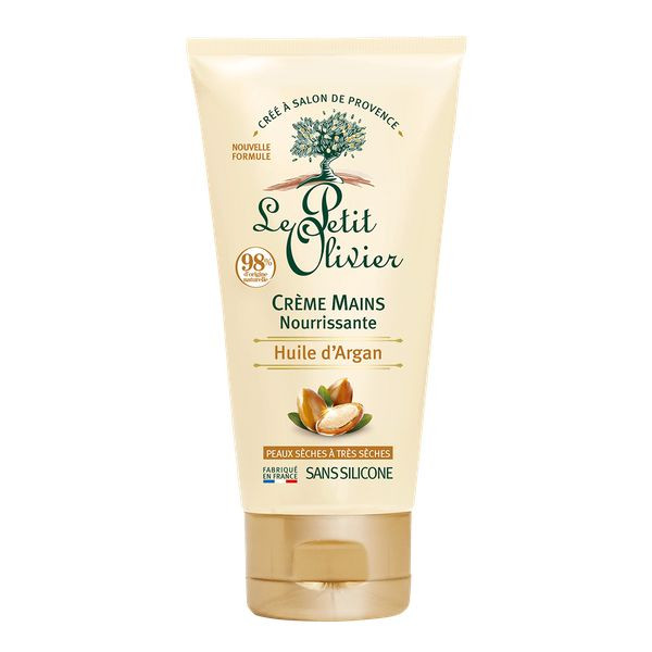 Crème Mains Nourrissante Huile d'Argan , Peaux Sèche à Très Sèches , 75ml