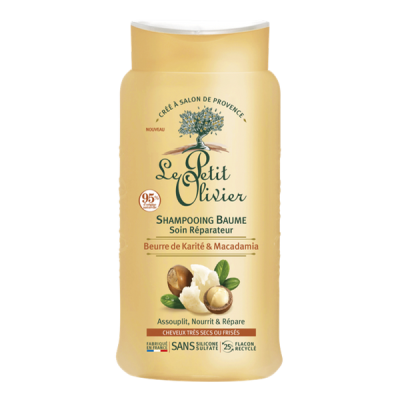 Shampooing Baume Soin Réparateur Beurre de Karité & Macadamia , Cheveux très secs ou frisés , 250ml Shampooing Baume Soin Réparateur Beurre de Karité & Macadamia , Cheveux très secs ou frisés , 250ml