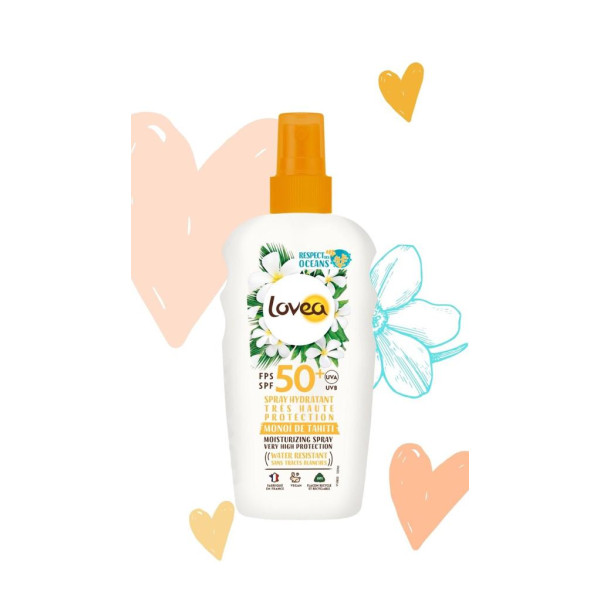 Spray hydratant FPS 50+ Très haute protection - Monoï de Tahiti 150 ml