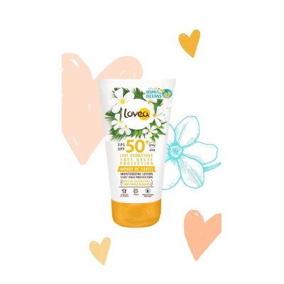 Lait hydratant FPS 50+ Très haute protection - Monoï de Tahiti 150 ml