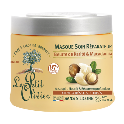 Rituel Capillaire Complet Soin Réparateur Beurre de Karité & Macadamia , Cheveux très secs ou frisés