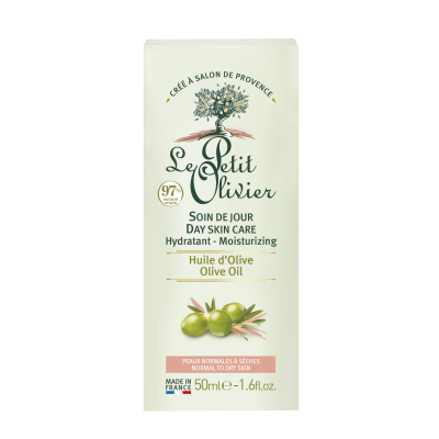 Soin de Jour Hydratant  Huile d'Olive , Peaux Normales à Sèches , 50ml