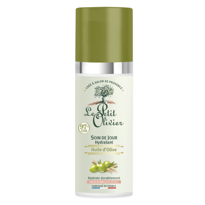 Soin de Jour Hydratant  Huile d'Olive , Peaux Normales à Sèches , 50ml