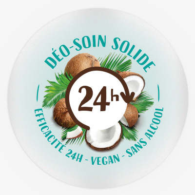 Déo-Soin Solide - Huile de Coco Bio  50 g