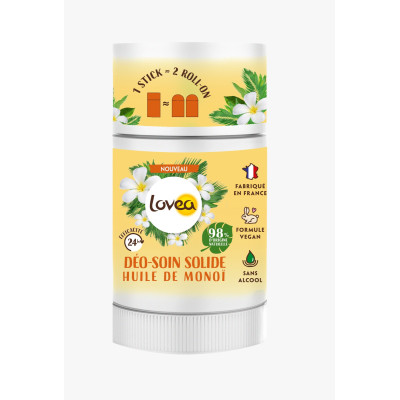 Déo-Soin Solide - Huile de Monoï, 50g