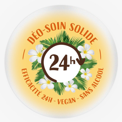 Déo-Soin Solide - Huile de Monoï, 50g