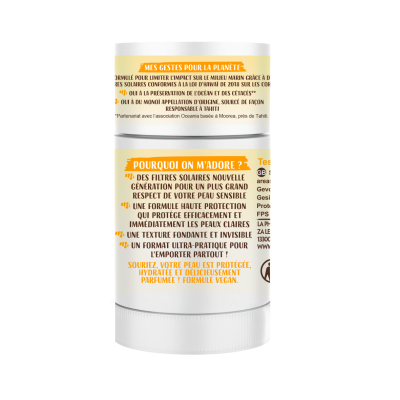 Stick Solaire Haute Protection SPF 50 - MONOÏ DE TAHITI Stick Solaire Haute Protection SPF 50 - MONOÏ DE TAHITI