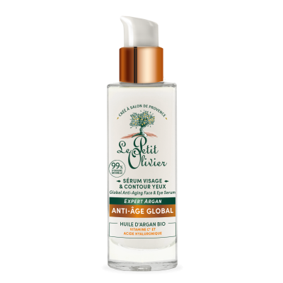 Sérum Visage Anti-Âge Huile d'Argan , Tous Types de Peaux , 30ml