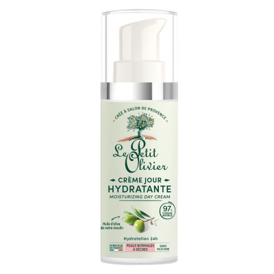 Soin de Jour Hydratant  Huile d'Olive , Peaux Normales à Sèches , 50ml