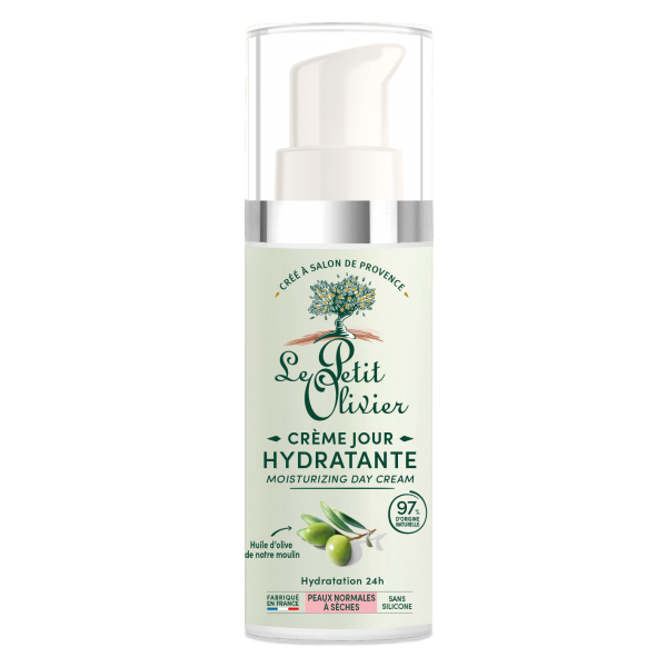 Soin de Jour Hydratant  Huile d'Olive , Peaux Normales à Sèches , 50ml