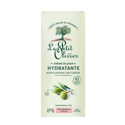 Soin de Jour Hydratant  Huile d'Olive , Peaux Normales à Sèches , 50ml