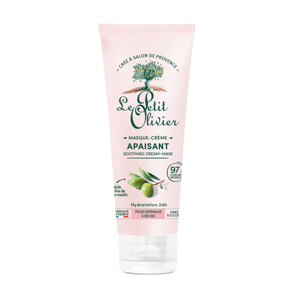 Masque Visage Hydratant Huile d'Olive , Peaux Sèches et Sensibles , 75ml