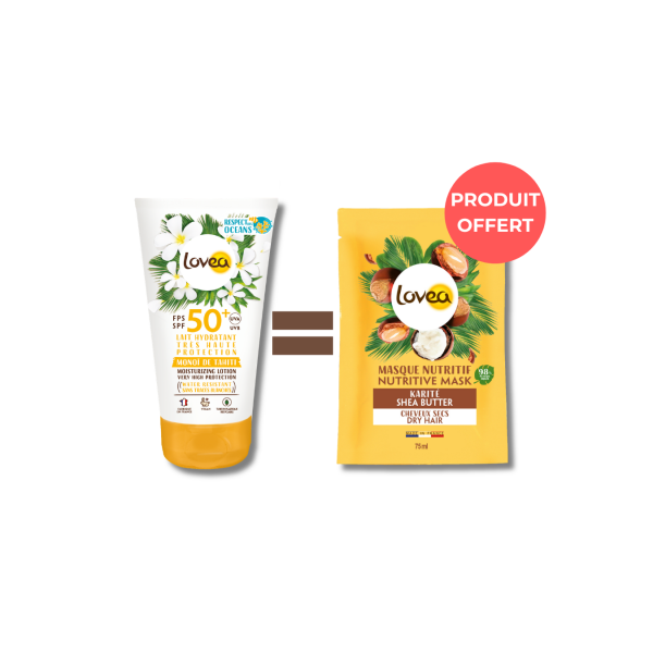 Lait hydratant FPS 50+ Très haute protection - Monoï de Tahiti 150 ml